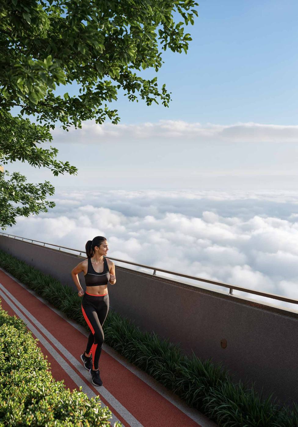 Encanto rooftop jogging track